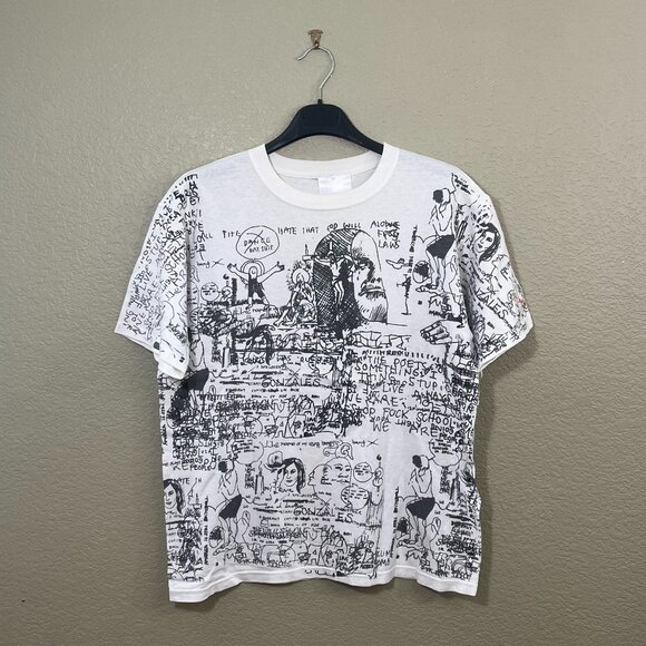 Vintage Mark Gonzales x BEAMS all over print t-shirt - Picture 1 of 6